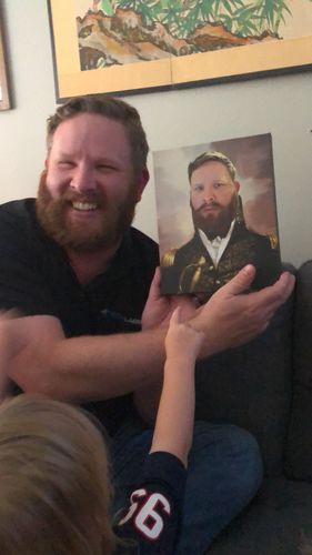 Customer photo review of The General - Custom Canvas