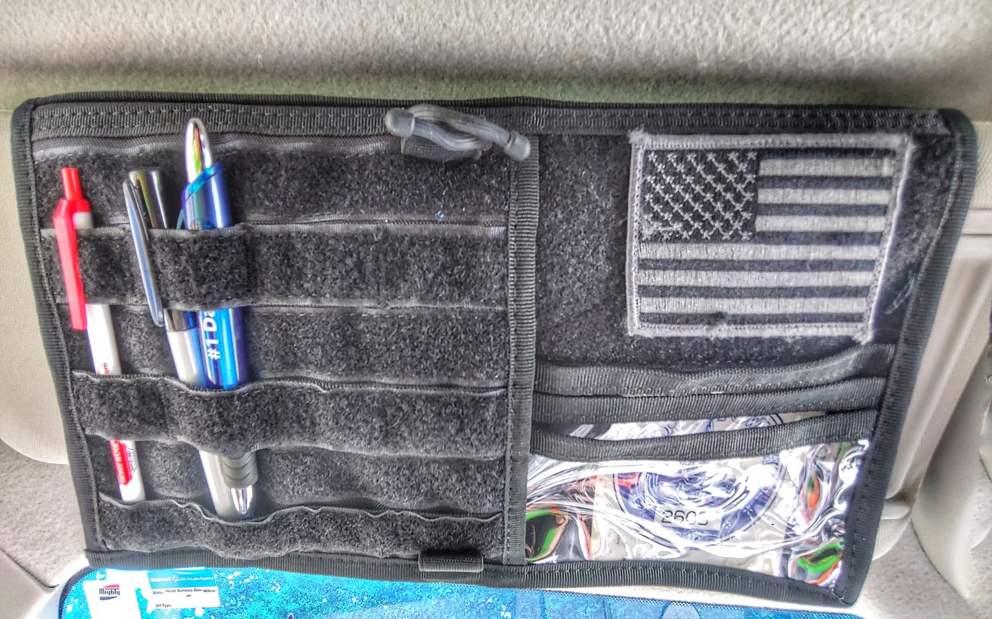 Customer photo review of Tactical MOLLE EDC Visor Panel v2