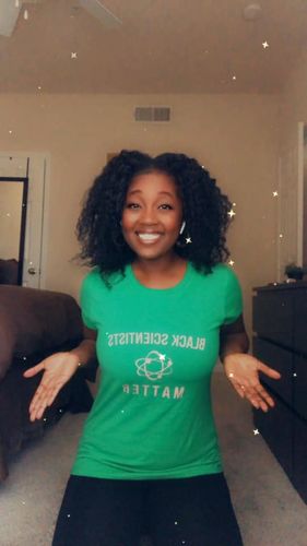 Customer photo review of Black Scientists Matter - Women's short sleeve t-shirt