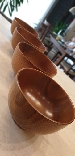 Customer photo review of KitchenDoctor® "3Pc's Handmade Japanese Style Wood Bowl Set"