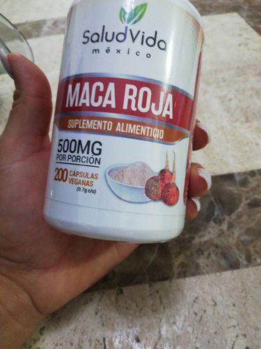 Customer photo review of Maca roja 500mg