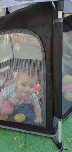 Customer photo review of Pop N' Go® Playpen