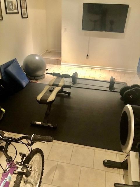 Customer photo review of GXMMAT Extra Large Exercise Mat 6'x10'