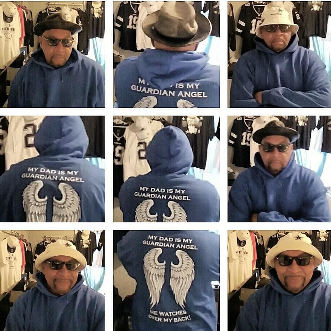 Customer photo review of Dad - A Big Piece of my Heart Hoodie