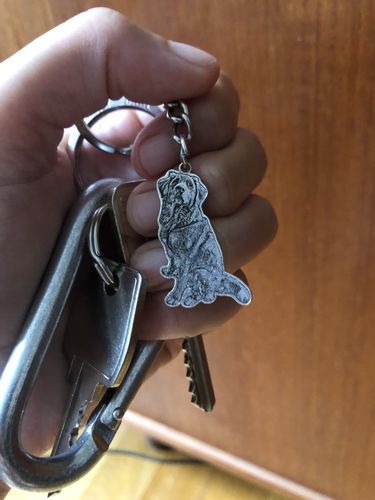 Customer photo review of Silvercut™ Keychain