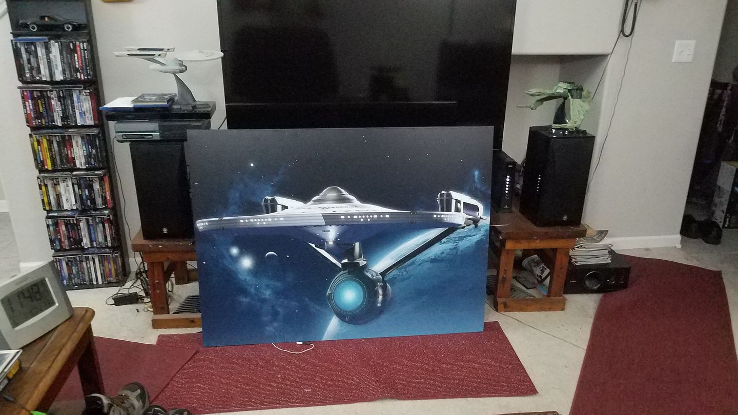 Customer photo review of Enterprise Wall Art