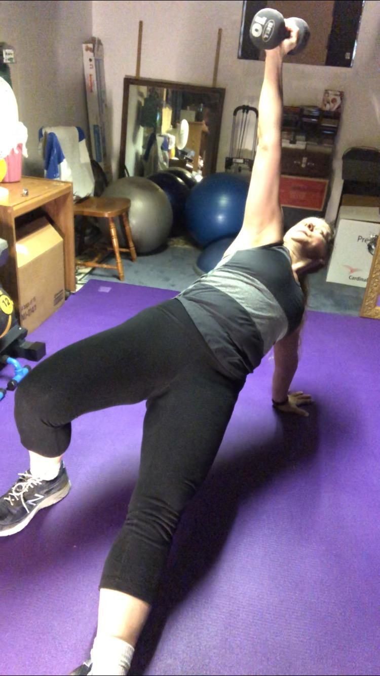 Customer photo review of GXMMAT Large Exercise Mat 6'x8'