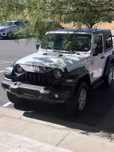 Customer photo review of Demon Grille w/ Mesh - Matte Black(18-20 Jeep Wrangler JL & Gladiator)