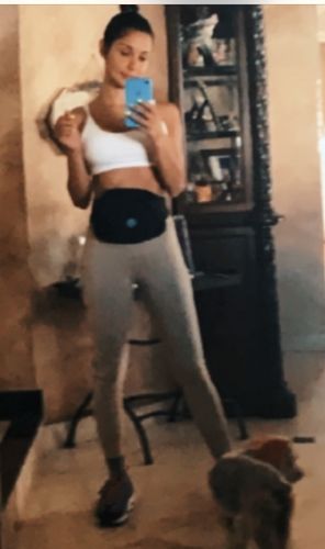 Customer photo review of Ribbed Seamless Leggings