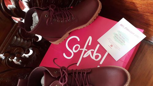 Customer photo review of Gavin Flat Boots