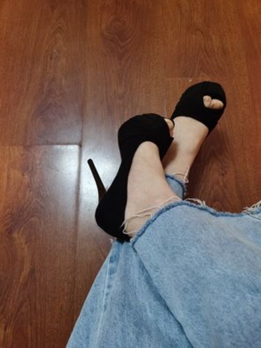 Customer photo review of Petite Feet High Heel Pump Shoes BS168