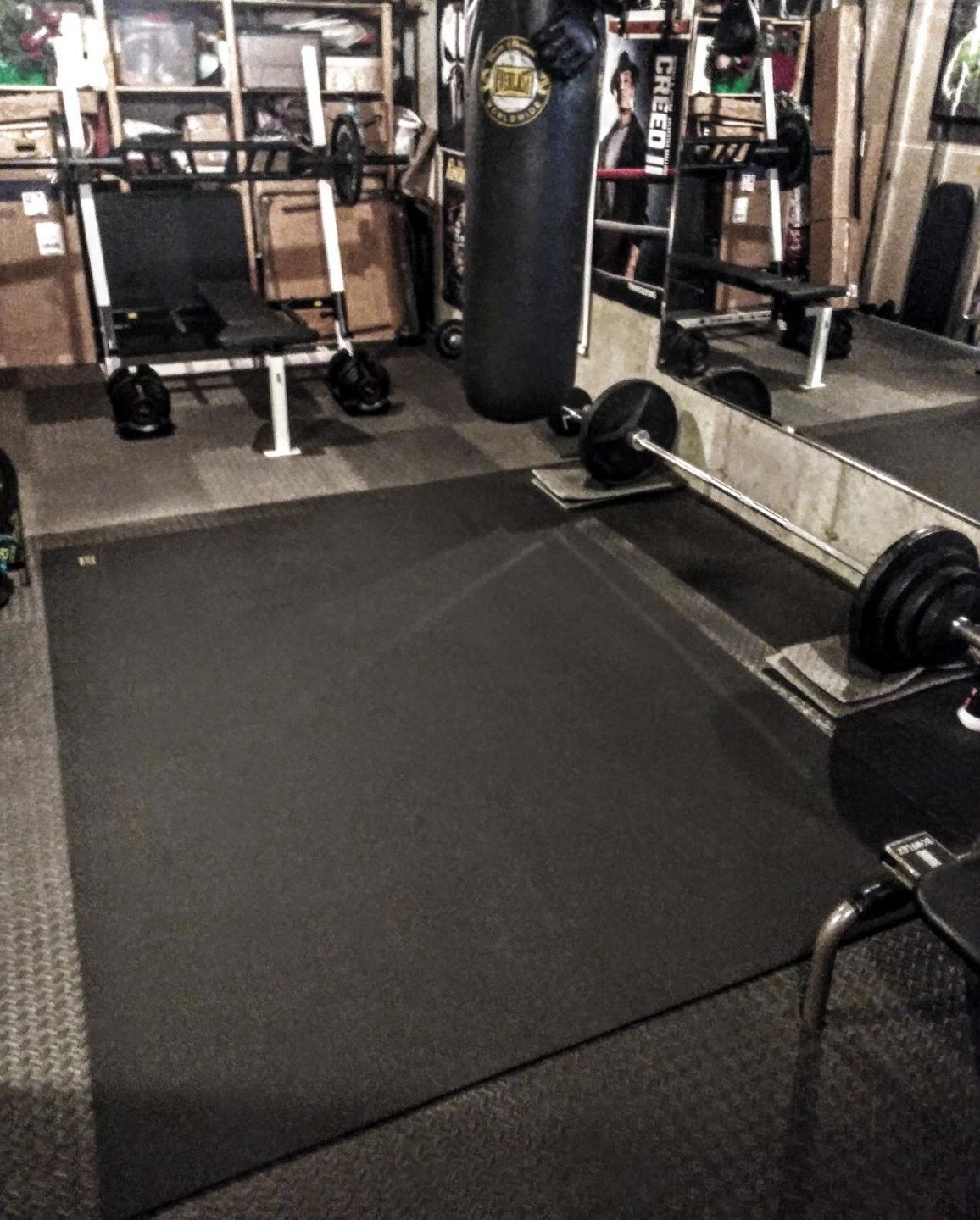 Customer photo review of GXMMAT Large Yoga Mat 6'x8'