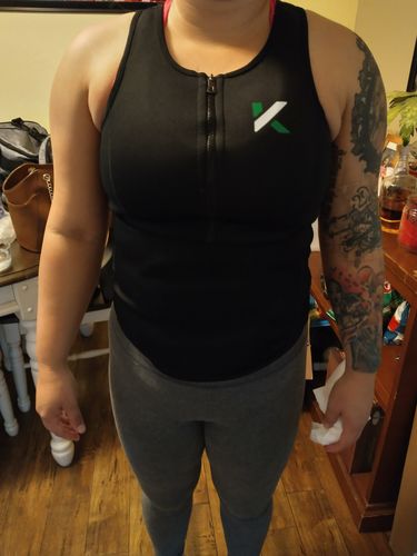 Customer photo review of The Kewlioo Sauna Vest For Women
