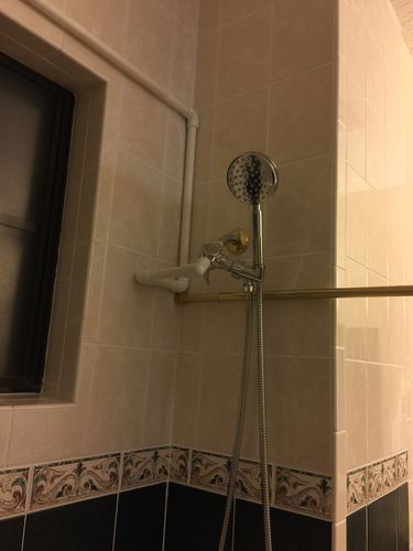 Customer photo review of 1-Spray Dual Shower Head Set