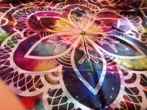 Customer photo review of Boho Mandala Tapestry