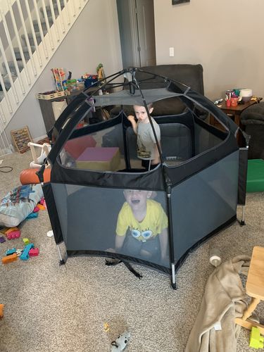 Customer photo review of Pop N' Go® Playpen