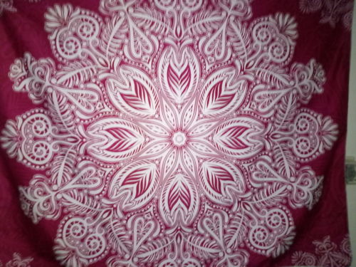 Customer photo review of Indian Mandala Tapestry