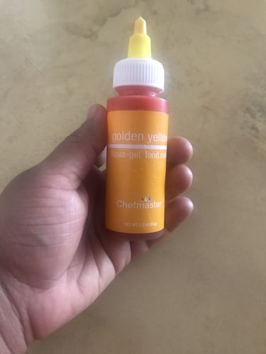 Customer photo review of LIQUA-GEL® Golden Yellow (2.3oz)