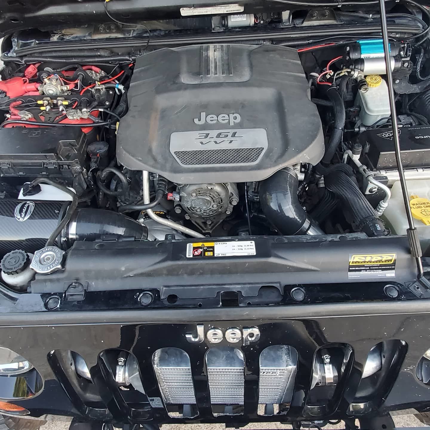 Customer photo review of 2012-2014 Jeep Wrangler Supercharger System