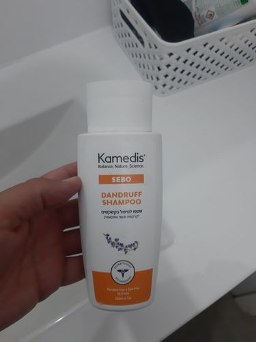 Customer photo review of שמפו טיפולי נגד קשקשים | SEBO DANDRUFF SHAMPOO