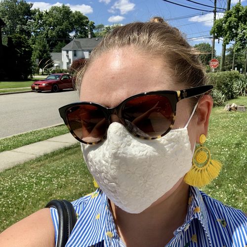 Customer photo review of *PRE-ORDER* SET OF 3 CLOUD FACE MASKS