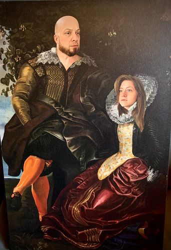 Customer photo review of The Lovers - Custom Canvas