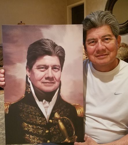 Customer photo review of The General - Custom Canvas