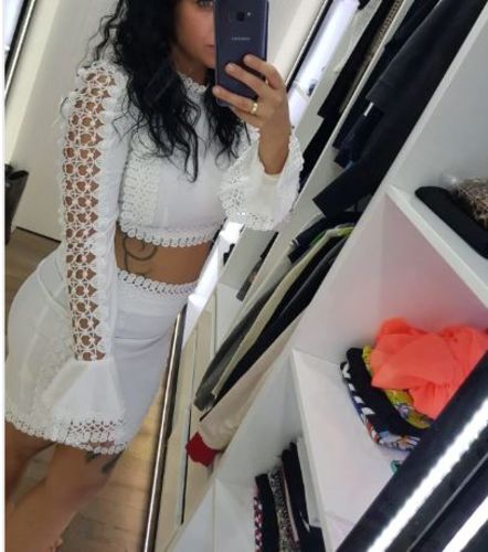 Customer photo review of Ensemble Blanc Giula