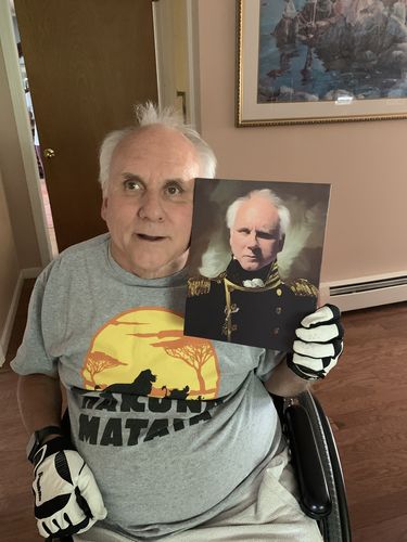 Customer photo review of The Admiral - Custom Canvas