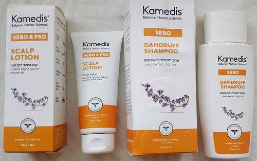 Customer photo review of קרם טיפולי לקרקפת | SEBO & PSO SCALP LOTION