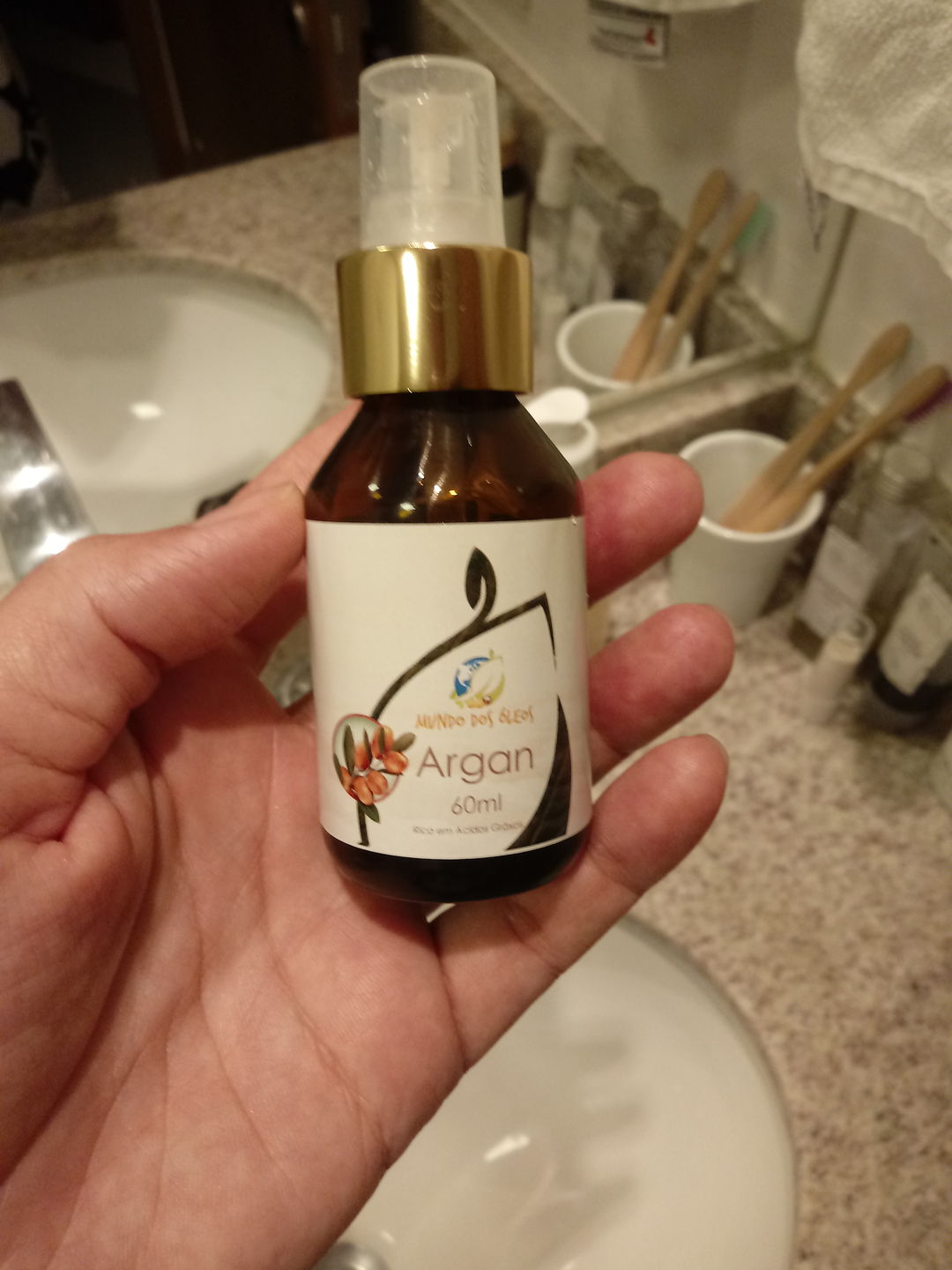 Customer photo review of Óleo de Argan