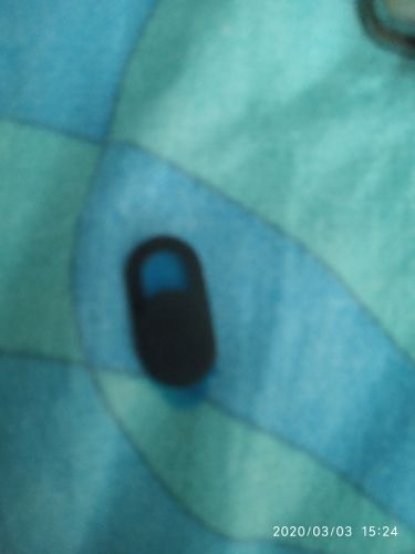 Customer photo review of 6pcs Ultrathin Camera Shield Stickers for Notebook Tablet PC Mobile Anti-Hacker Peeping Protection Privacy Cover