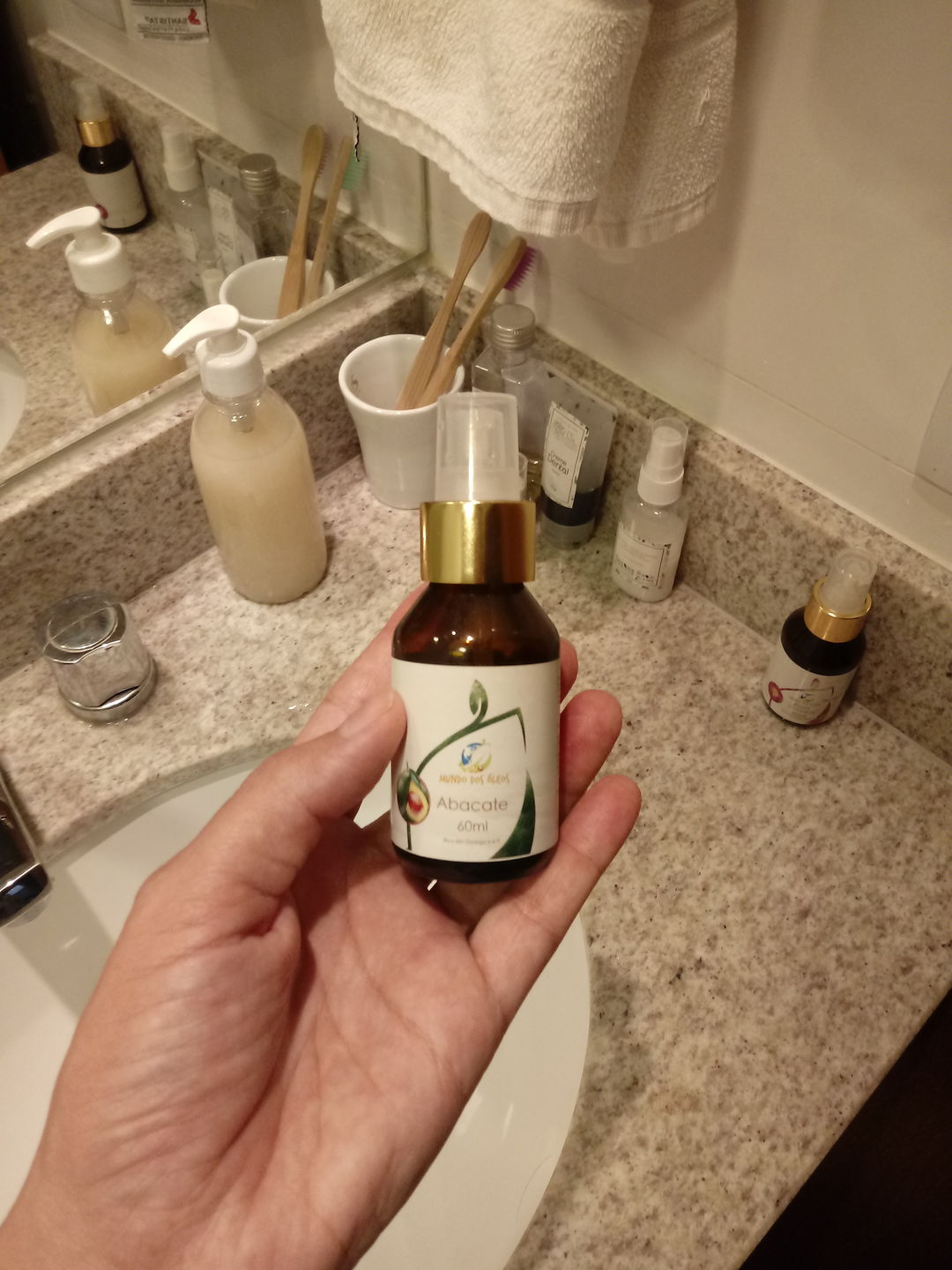 Customer photo review of Óleo de Abacate