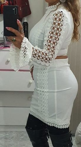 Customer photo review of Ensemble Blanc Giula