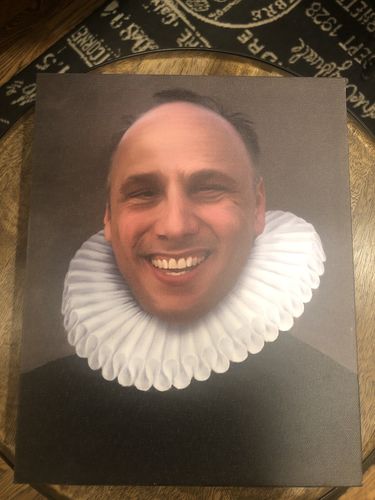 Customer photo review of The Scholar - Custom Canvas