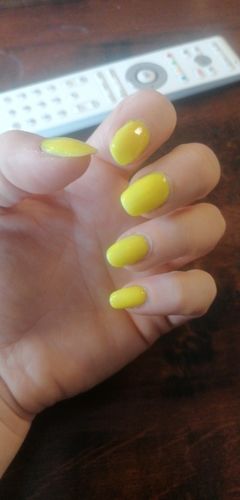 Customer photo review of Poly Gel Varnish Nail Kit