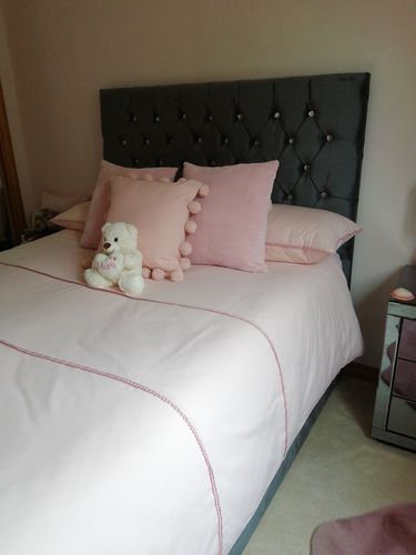 Customer photo review of Anona Chesterfield Divan Ottoman Bed