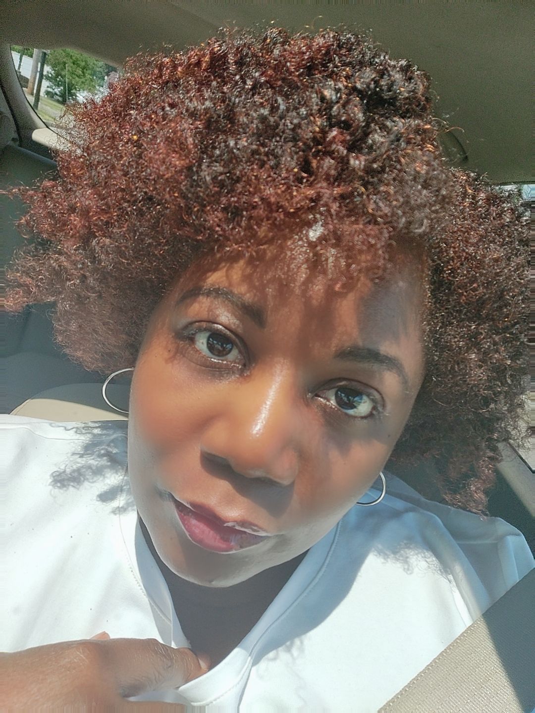 Customer photo review of Heavenly Hydration Grapeseed Hair Mist