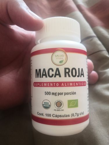 Customer photo review of Maca roja 500mg