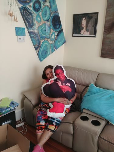Customer photo review of Create A Custom Object Pillow