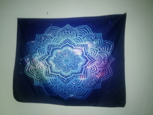 Customer photo review of Boho Mandala Tapestry
