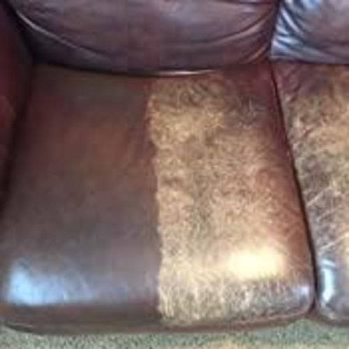 Customer photo review of Optimum Leather Restoration