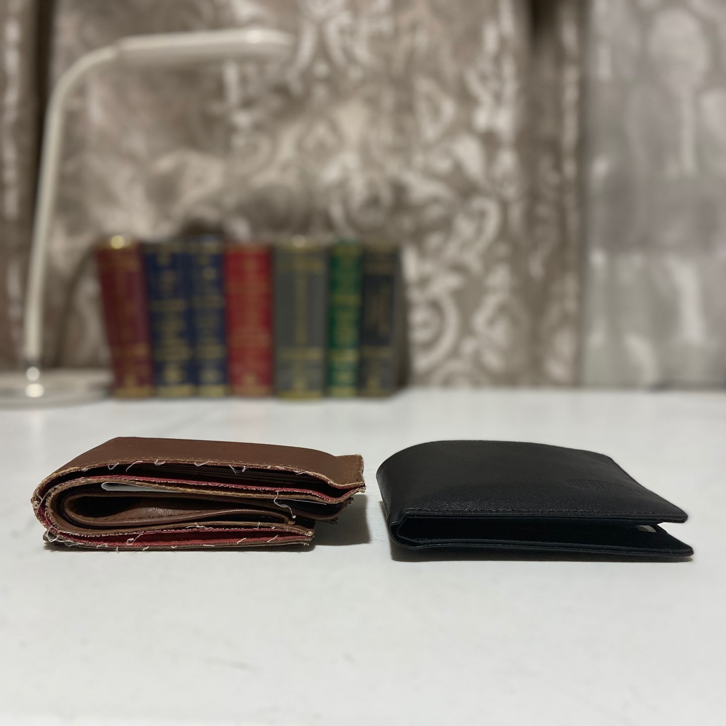 Customer photo review of RFID Blocking Leather Multi Bi-fold Black
