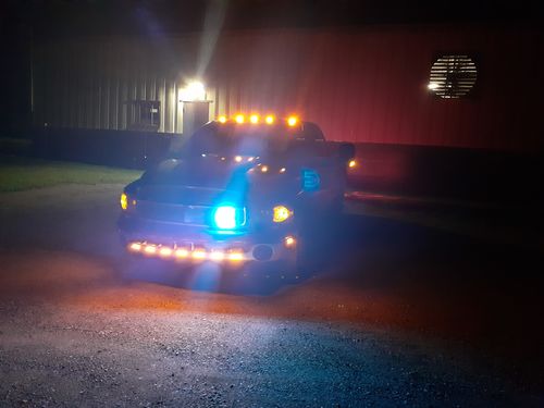 Customer photo review of Cummins logo LED emblems rgb halo bluetooth music remote