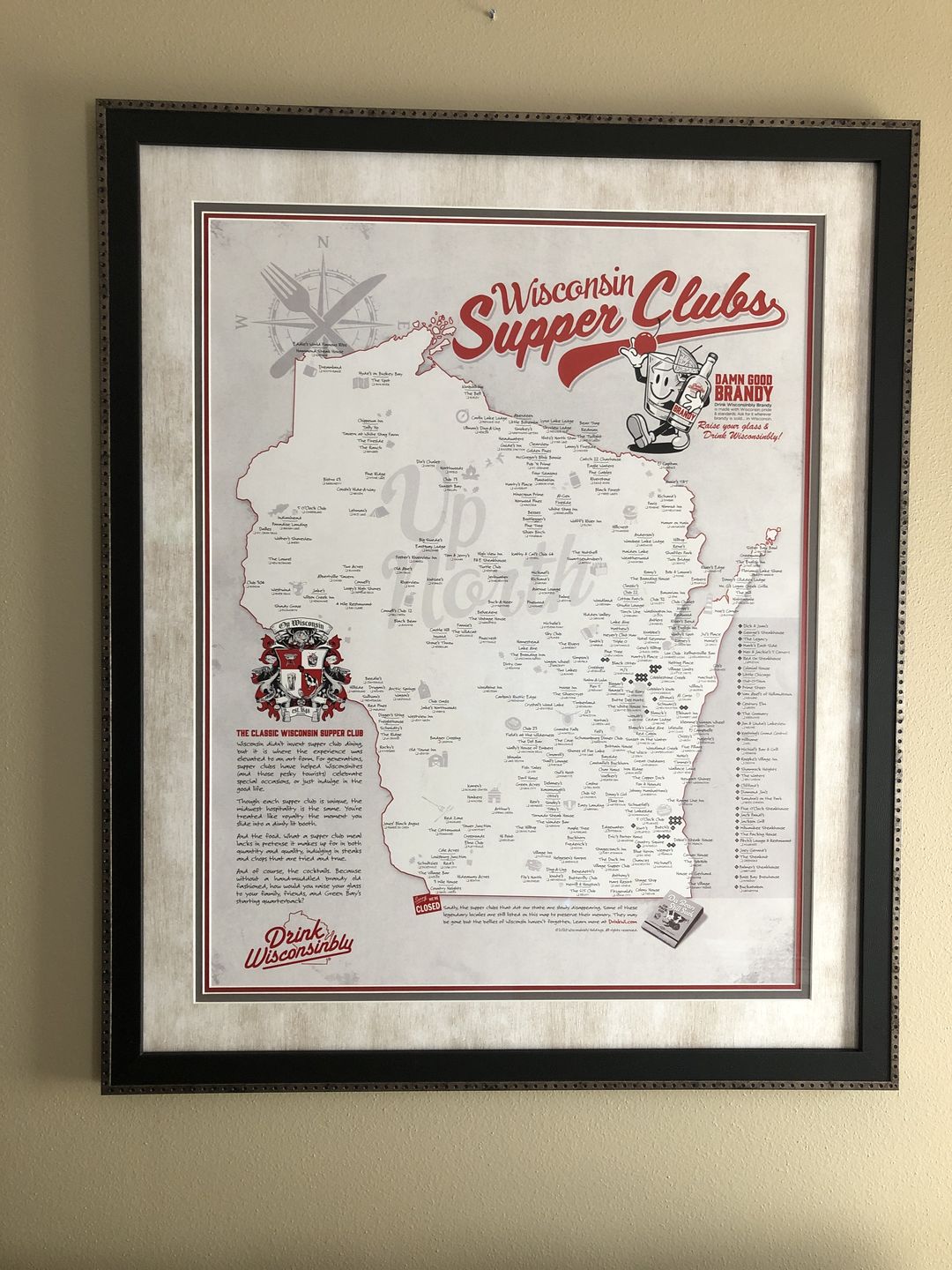Customer photo review of Wisconsin Supper Clubs Poster