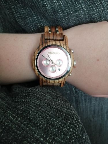 Customer photo review of Wood o'clock - Kirschbaum
