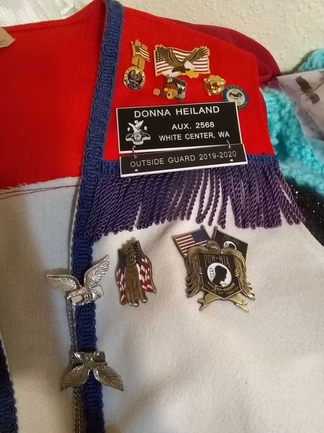 Customer photo review of POW*MIA Memorial Pin