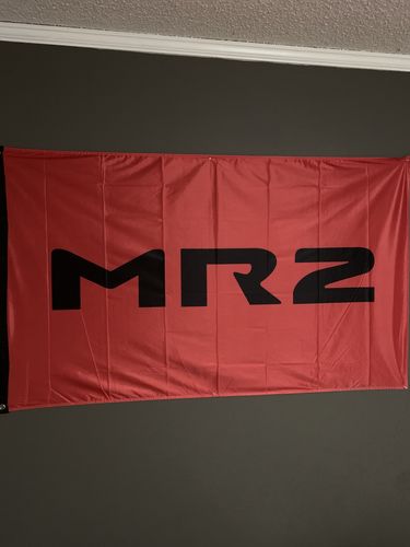 Customer photo review of MR2 Logo 3'x5' Automotive Flag
