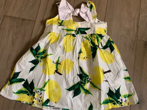 Customer photo review of Sleeveless Big Bow Cute Multi colour Summer New Girl Dress