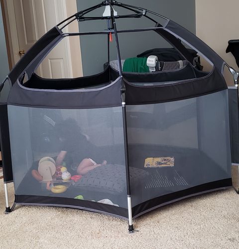 Customer photo review of Pop N' Go® Playpen